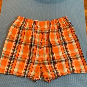 plaid boxer shorts